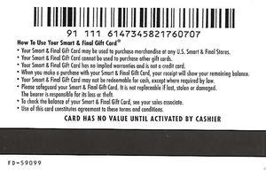 smart and final gift card policy|smart and final discount card.